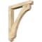 Ekena Millwork Legacy Arts and Crafts Rough Sawn Bracket w/ Offset Brace, Douglas Fir, 6"W x 36"D x 44"H BKT0604X36X44LEC03RDF - alternate 1